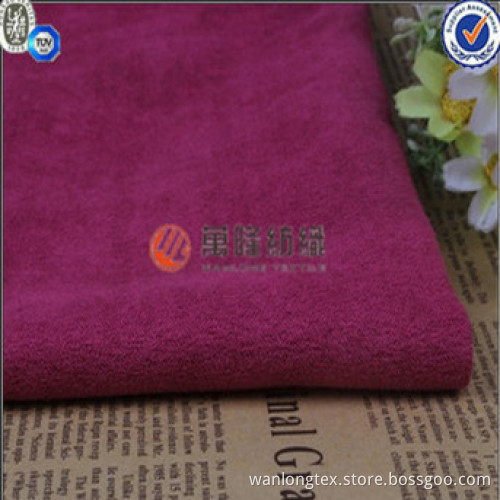 Synthetic Suede Fabric Bonded Artificial Fur for Sofa